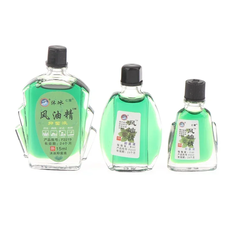 Chinese Cooling Oil Tiger Balm Refreshing Oil for Headache Mosquito Repellent Dizziness Pain Abdominal Medicated Rheumatism medicinal oil