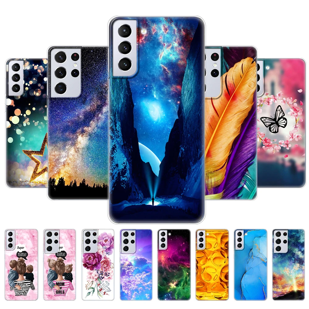 Per Samsung Galaxy S21 | S21 + | S21 Ultra Fe 5G Posteriore Di Caso Per Samsung S21 Più Copertura Del Telefono Galaxy S21 Fe Del Silicone Del Respinge