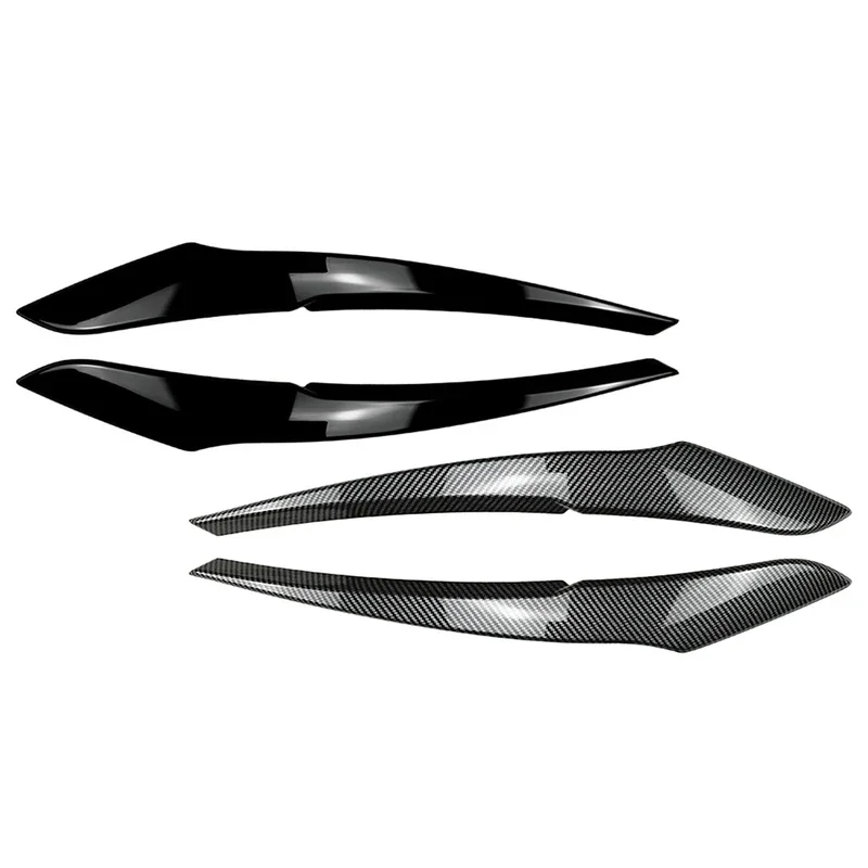 자동차 헤드라이트 눈썹 커버 장식 트림 BMW 1 시리즈 F20 F21 기본 버전 2011 2012 2013 2014용