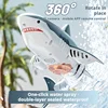 New S6 Simulation Remote Control Shark 2.4G Electric Water Toy Shark Boat Model Swinging Fish Toy Festival Gift 3