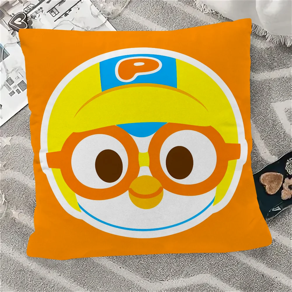 thumbnail image 1 of Funda de cojín Funda de almohada Funda de almohada Funda de almohada Fundas de cojines Pororo Penguin Fundas de almohada para cojines de sala de estar, 1 of 5