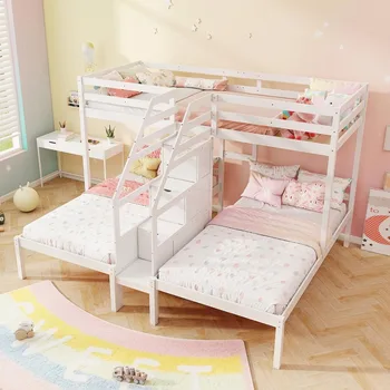 Triple Bunk Bed Frame 1