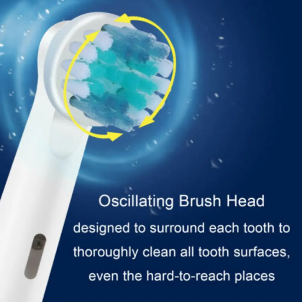 구강 B 전기 브러시 노즐 용 4 개/대 전동 칫솔 교체 가능한 헤드 칫솔 헤드 Soft Dupont Bristle SB-17A