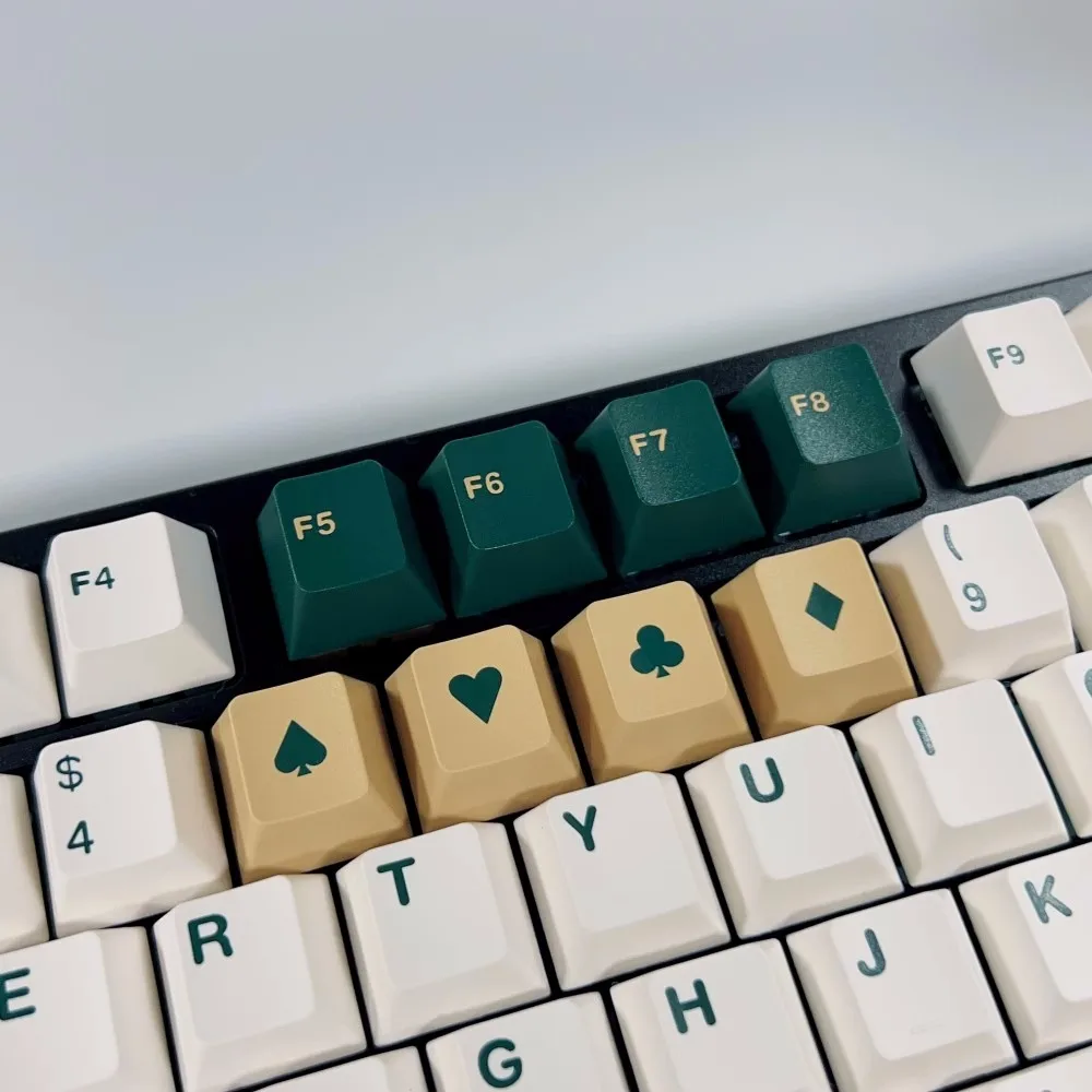 Chaves Conjunto Daye Gmk Britânico Corrida Verde Keycaps Abs Duplo Tiro Chave Cherry Perfil Keycap com Iso Entrar 7u Barra de Espaço 173 - Imagem 2