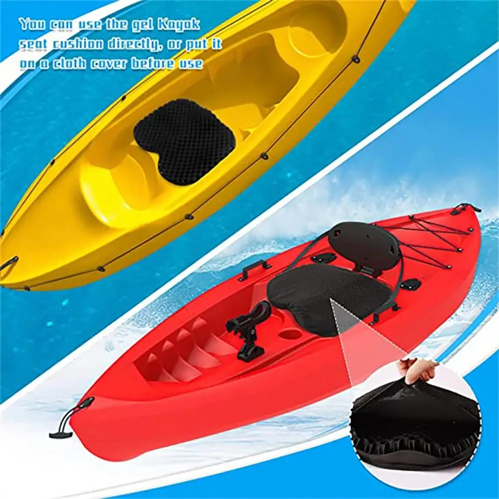 

Breathable Kayak Cushion Waterproof Gel Seat Cushion for Kayak Canoe Fishing Accessories Kayak Cushion