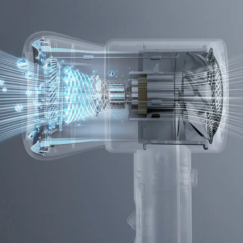 Mini Turbo Jet Fan 110,000 RPM Powerful Blower with High Speed Duct Fan Wind Speed 45m/s High-Performance Cyclone Turbo Blowers 3