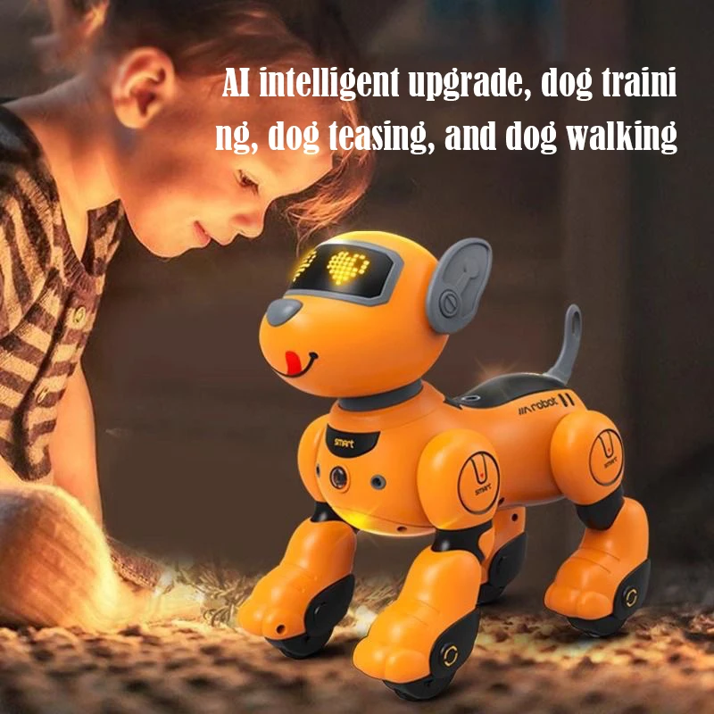 RC Toy 2.4G Remote Control Intelligent Robot Dog Training Teasing Walking Touch Interaction Etc Stunts Electronic Pets for Gifts 5