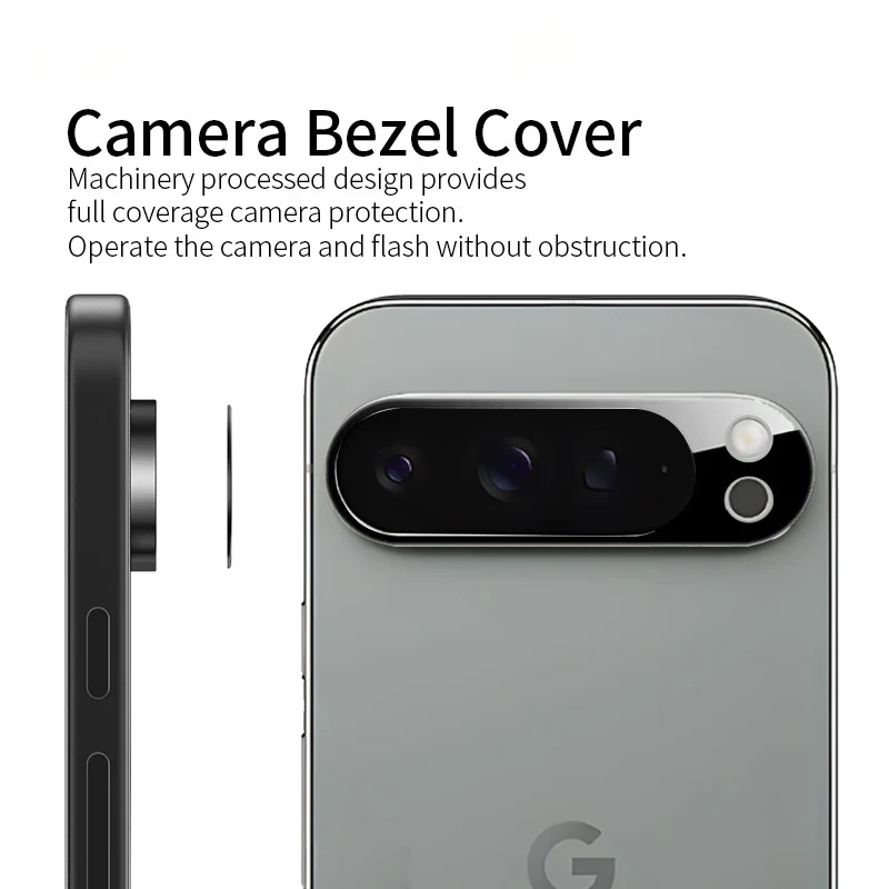 Premium Black Camera Lens Protector and Screen Shield for Google Pixel Pro & XL Series