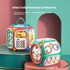Multi Functional Baby Puzzle Toy Hand Clapping Drum with Lights Music Children Shape Matching Education Toy Musical Instrument 3