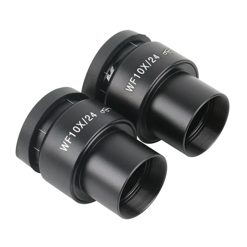 Stereoscopic Microscope Eyepiece WF10X/24 High Eyepoint Wide Angle Adjustable Field of View 30MM Mounting Interface stereoscopic microscope eyepiece