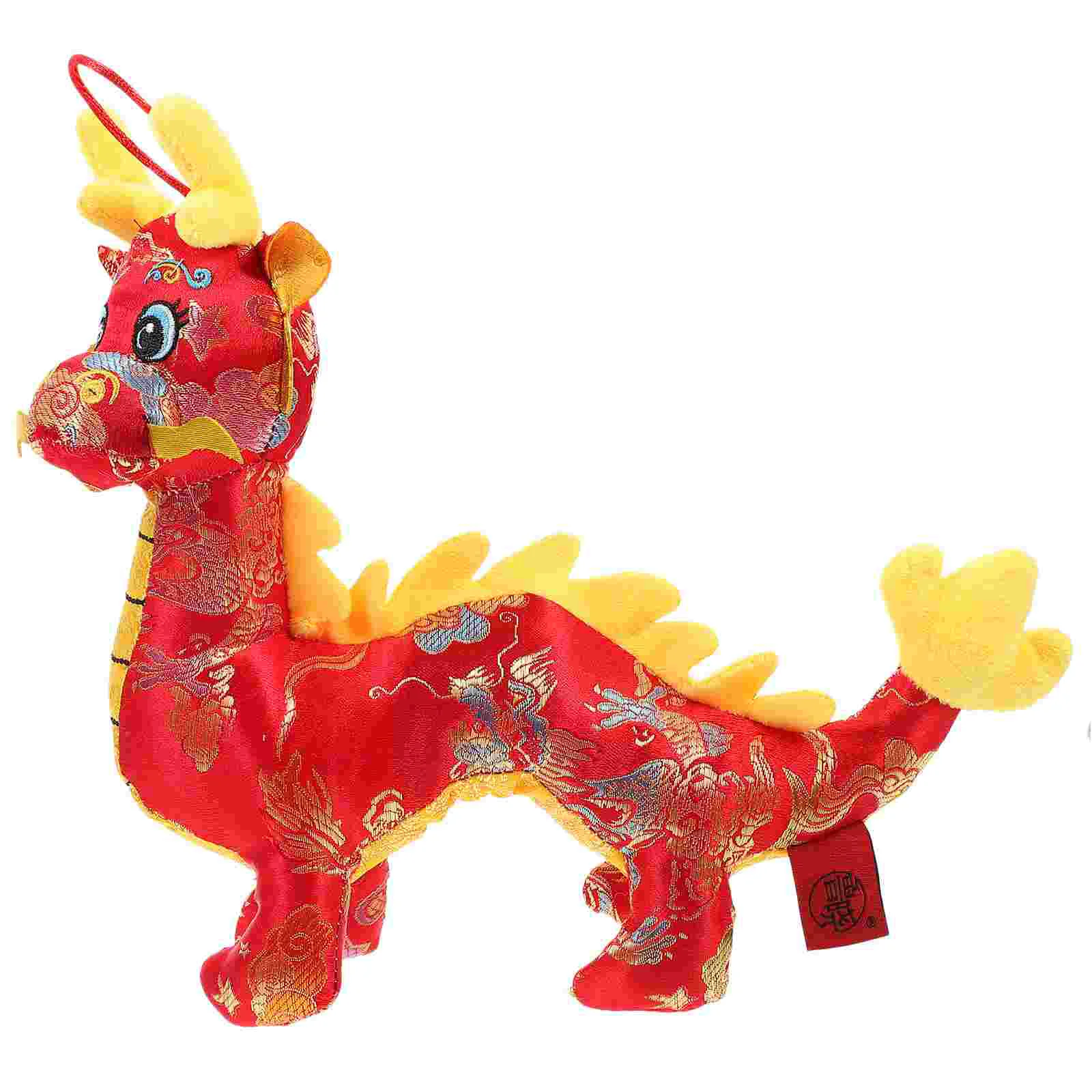

Dragon Stuffed Toy 2024 Year of The Mascot Plush Ornaments Figure Toys New Gift