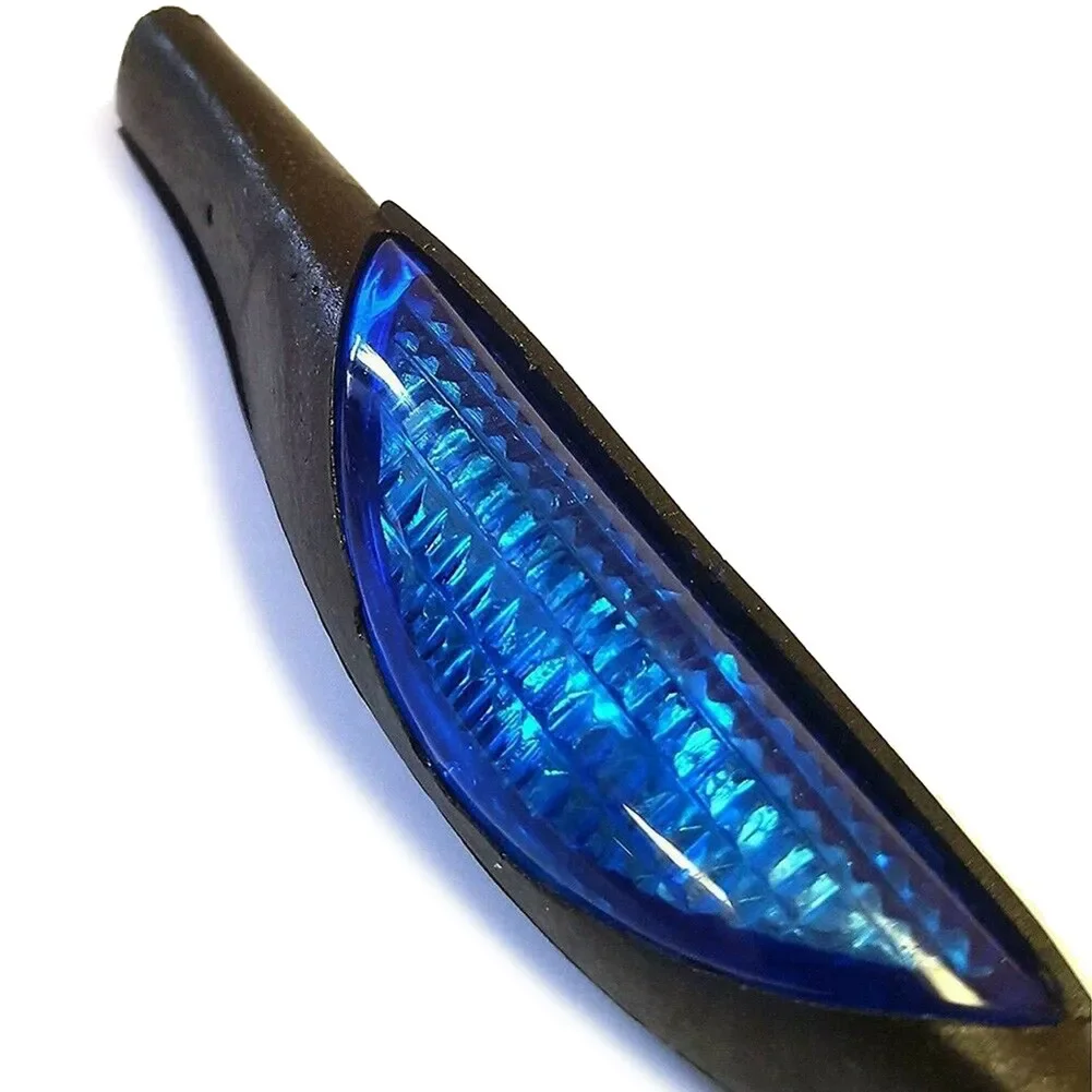 Set of 2 Blue Car Door Edge Protectors - Anti-Collision Reflectors & Scratch Guards