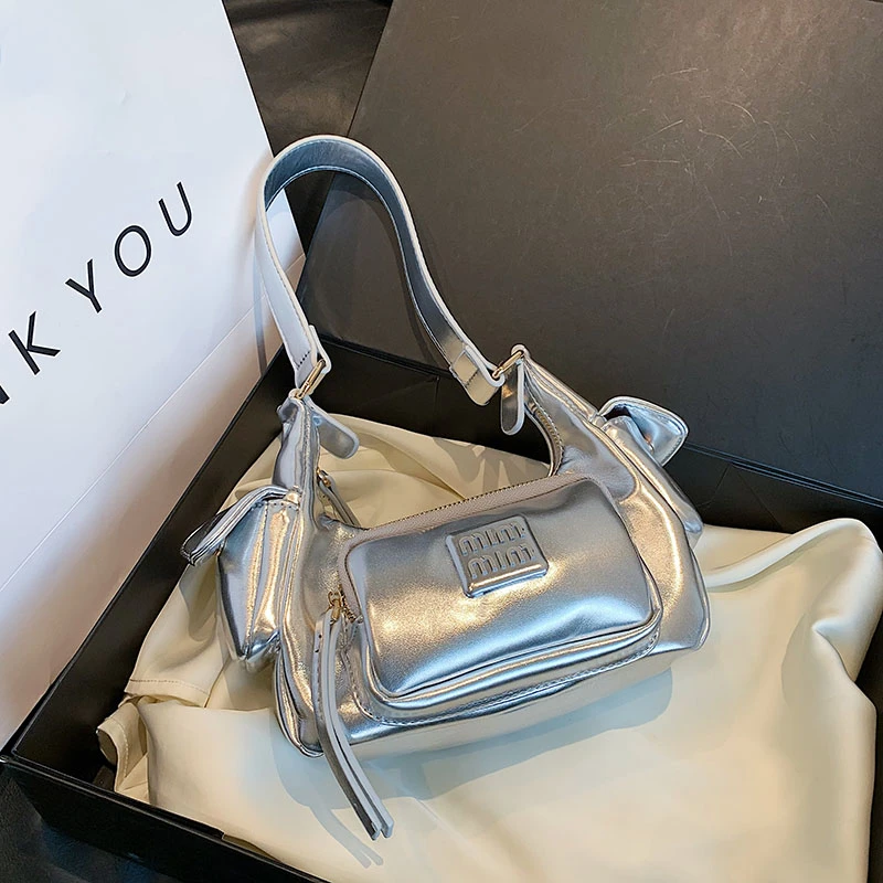 Famous Brand Letter Women Bag Fashion Shoulder Bag Leather Handbag Luxury Designer Crossbody Bag Ladies Camera Casual Totes