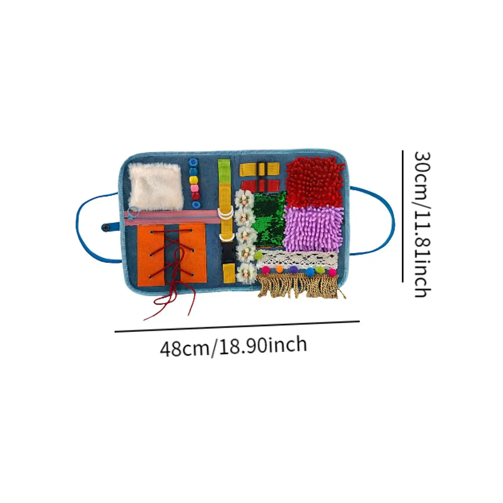 Fidget Blanket Educational Learning Gift for Elderly Dementia Nursing Homes