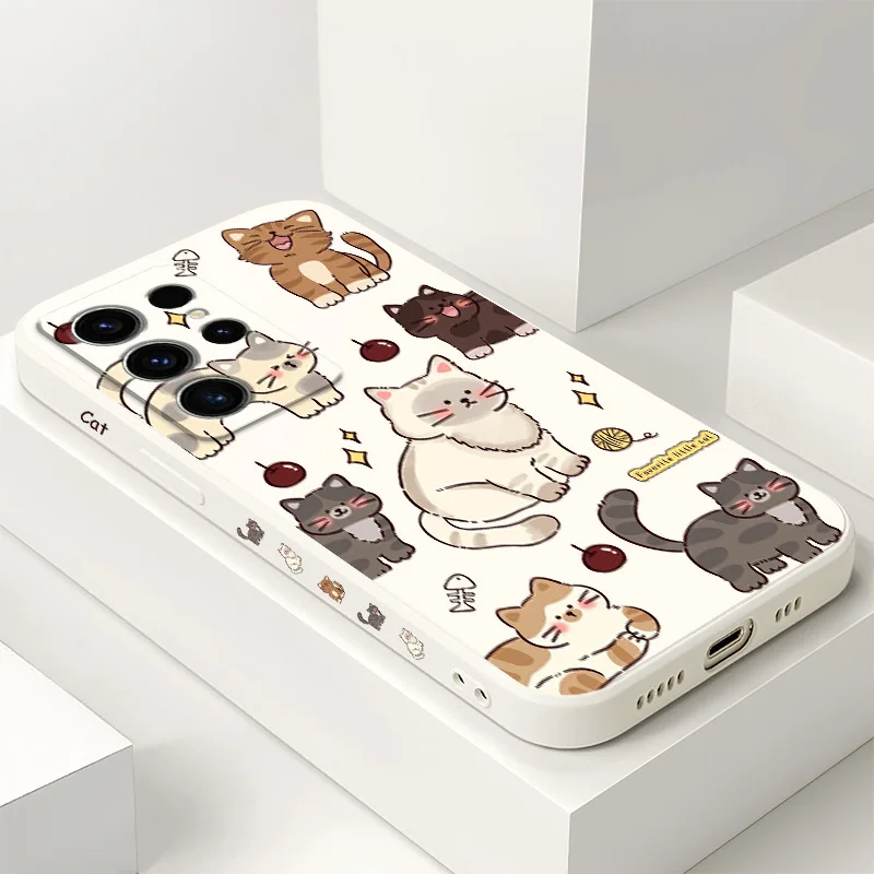 Adorable Cat Design Phone Case Cover