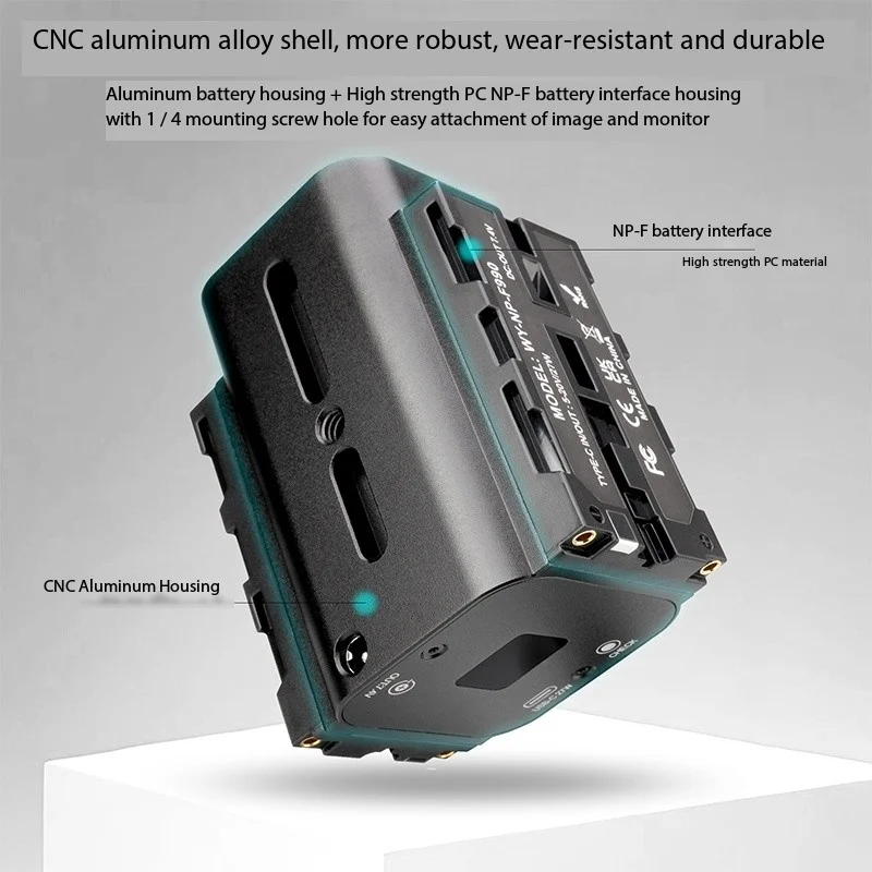 Koertacoo-Sony NP-F、NP-F970用の両面550/770バッテリー、ワイヤレス