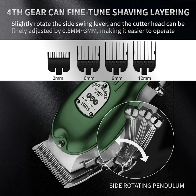 Professional Dog Hair Clipper Rechargeable 4