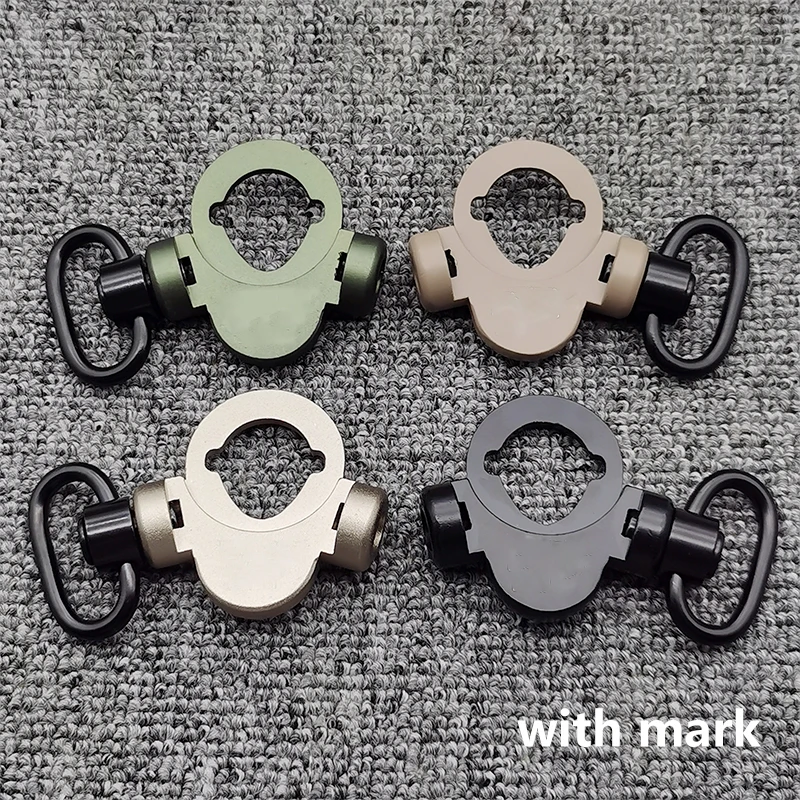Tactical AEG Rear Clip Strap Strap Buckle QD Sling Mount Push Botton Adapter Fit For M4 M16