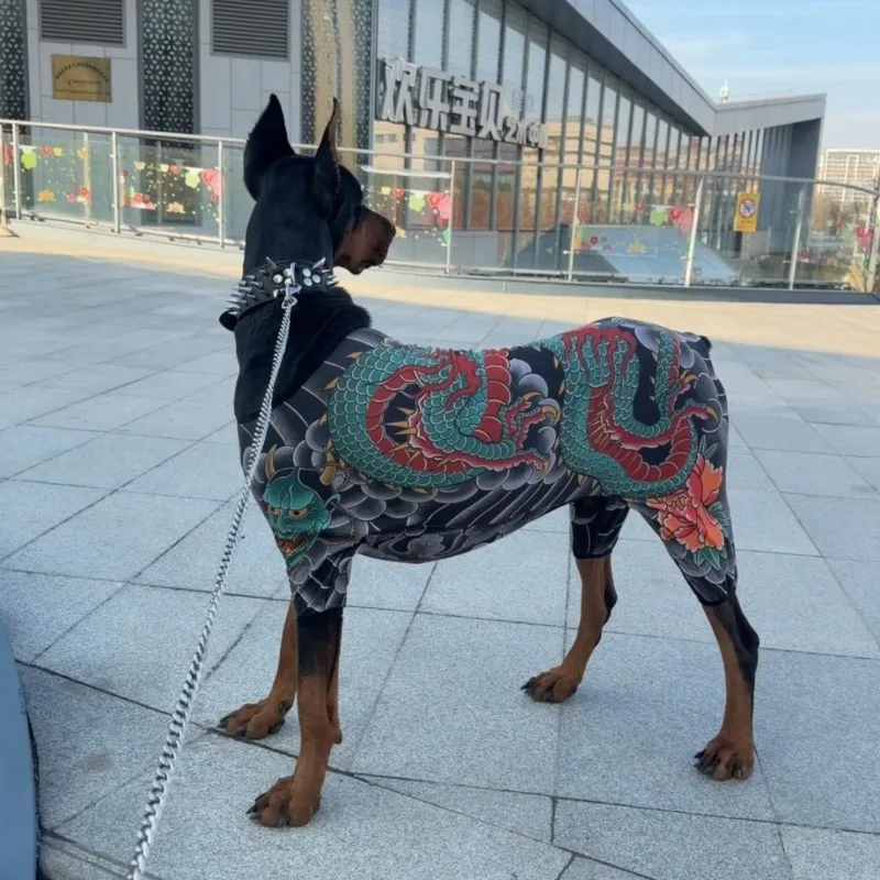 camiseta con tatuaje para perros, ropa para mascotas, universal para las cuatro estaciones, camiseta con tatuaje divertido y elegante para perros, camisetas para doberman pinscher, suministros para mascotas Camiseta con Tatuaje para Perros, Ropa para Mascotas, Universal para las Cuatro Estaciones, Camiseta con Tatuaje Divertido y Elegante para Perros, Camisetas para Doberman Pinscher, Suministros para Mascotas 5