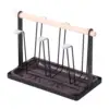 Luxury Coffee Mug Water Cup Rack 6 Cup Holder and Plate Water Mug Draining Drying Glass Cup Stand for Coffee Cup Countertop 4