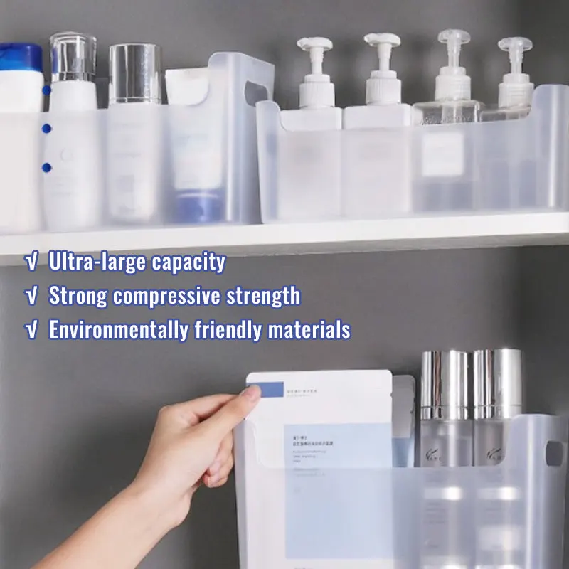 Kitchen Cabinet Layered Shelf Storage Box Space Saving