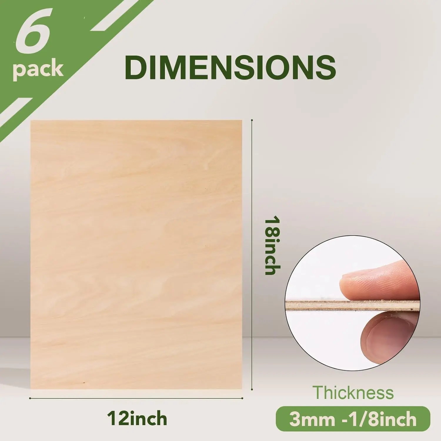 Creatorally Compensato 3mm, Legno Fai Da Te per Laser 30x30 cm, Compensati Noce Nera Impiombata 6 Pezzi Pannelli Impiallacciatura Legnoso Tavole per Incisione Taglio Artigianato Non Finito Grezzo
