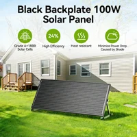 Panneau solaire rigide RVPOZWER 12,8 V 100 W, cellules solaires de type N 18BB, panneau solaire monocristallin en silicium, étanche, camping/maison/camping-car 2