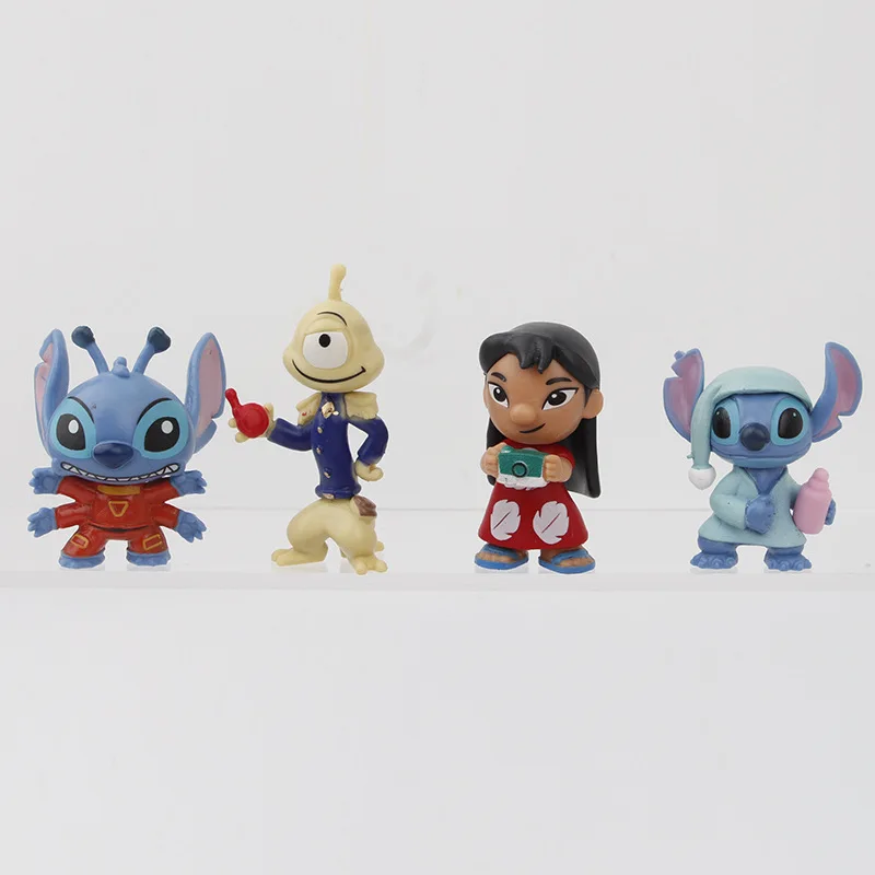 Mini figuras de Stitch - colores vibrantes