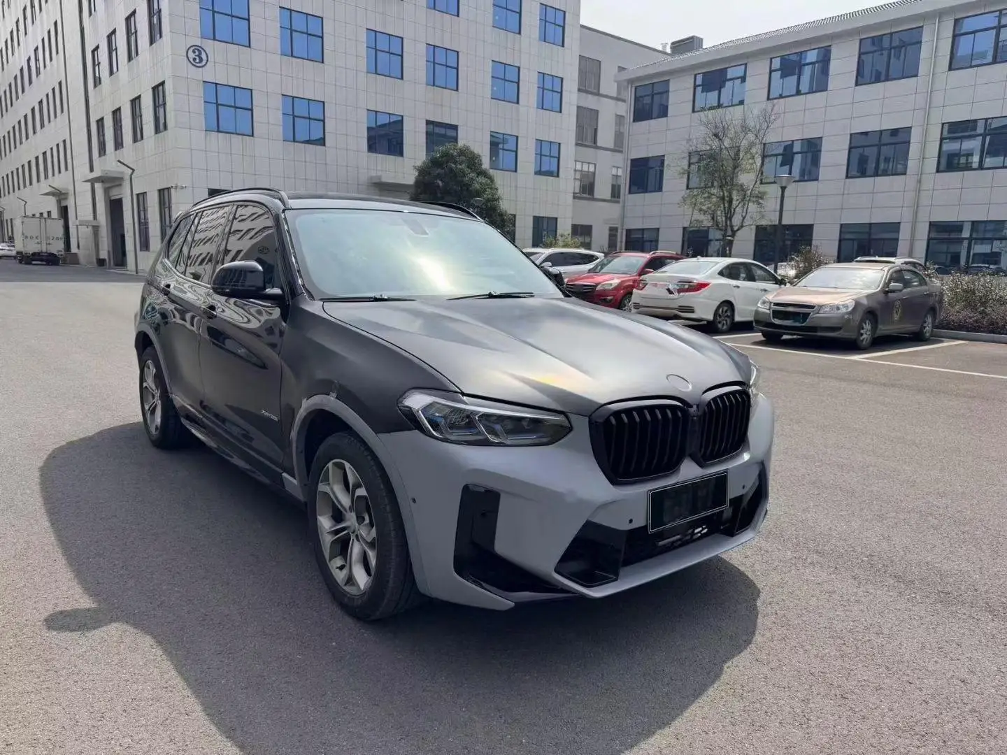 New Arrival for X3 F25 Bodykit 2013-2018 Upgrade to G01 F97 2025 LCI X3M Body Kit SUV Bumper LED Headlights