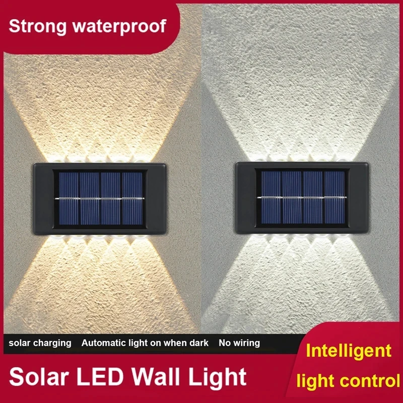 

Outdoor Solar Wall Lamp Waterproof Solar Lights Outdoor Solar Led Lights Outdoor Lamp for Garden Street Landscape Balcony Decor.