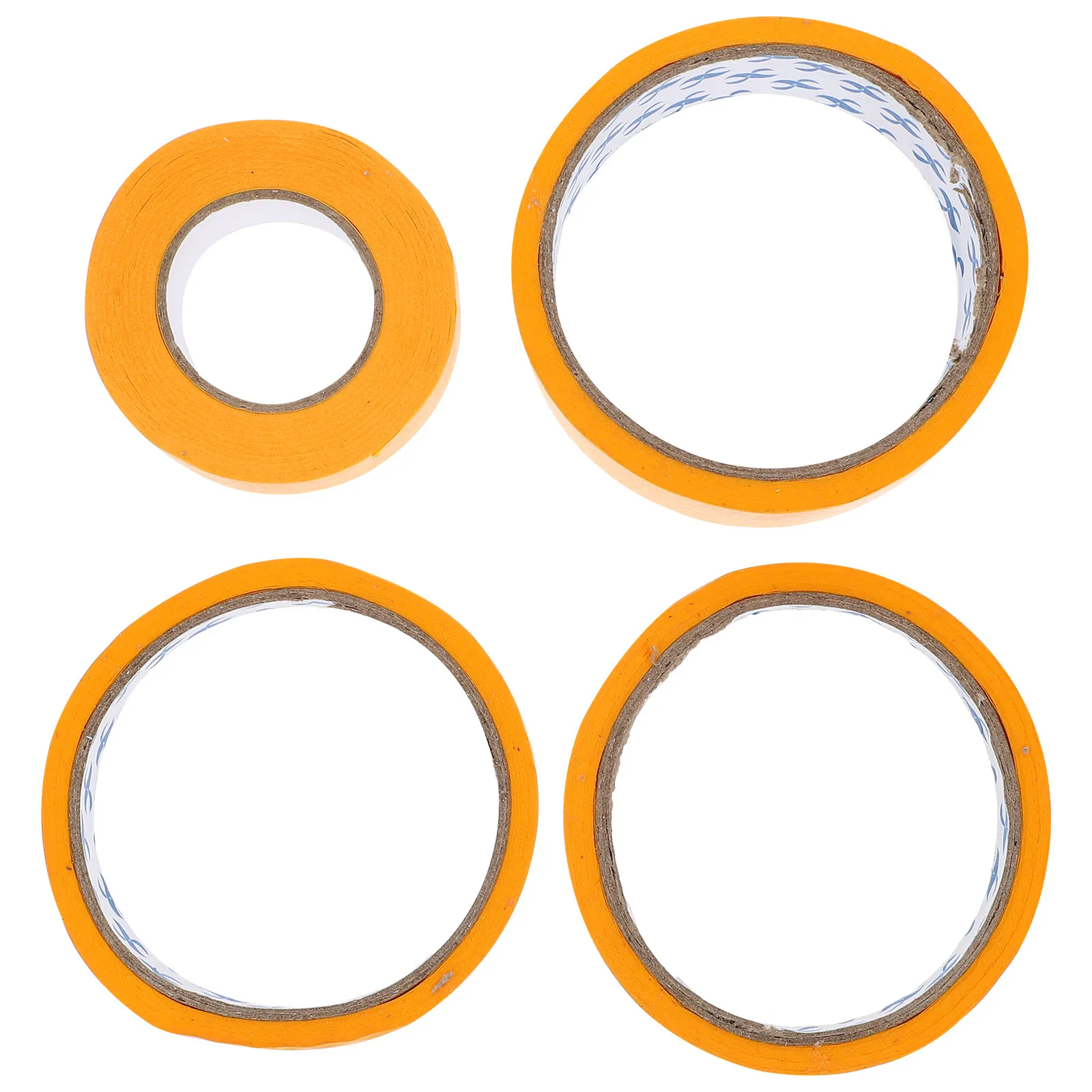 4 롤 마스킹 테이프 DIY 공예용 장 접착 테이프 페인팅 스크랩북킹 예술 프로젝트 제거 가능 잔여물 없음 간편