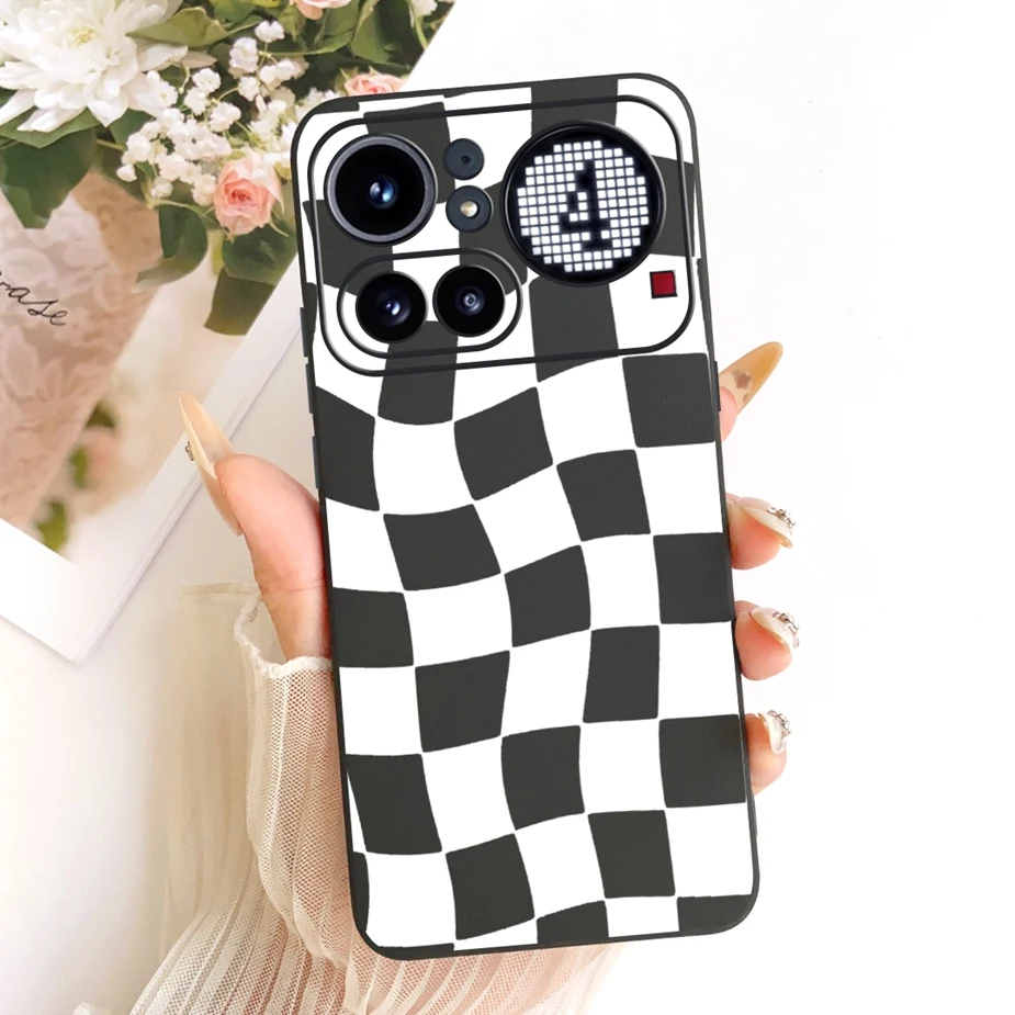 Cute Lucky Letters Fashion Cartoon Painted Cover Case