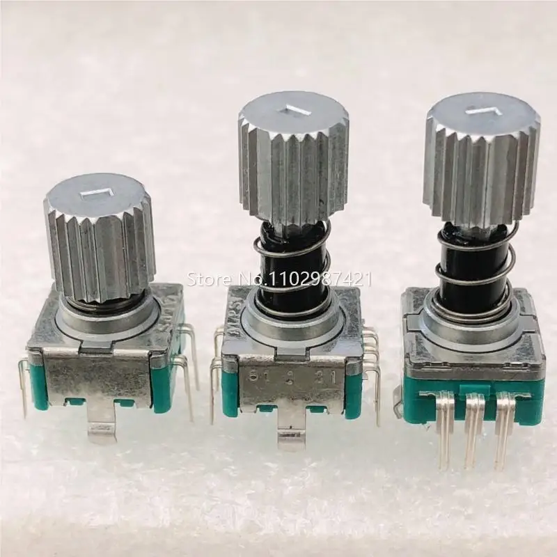 Estilo Antigo Carro cd Botão Encoder Switch Interruptor de Volume Potenciômetro Ec11e152u402 30 Posicionamento 15 Pulsos a6 Peça