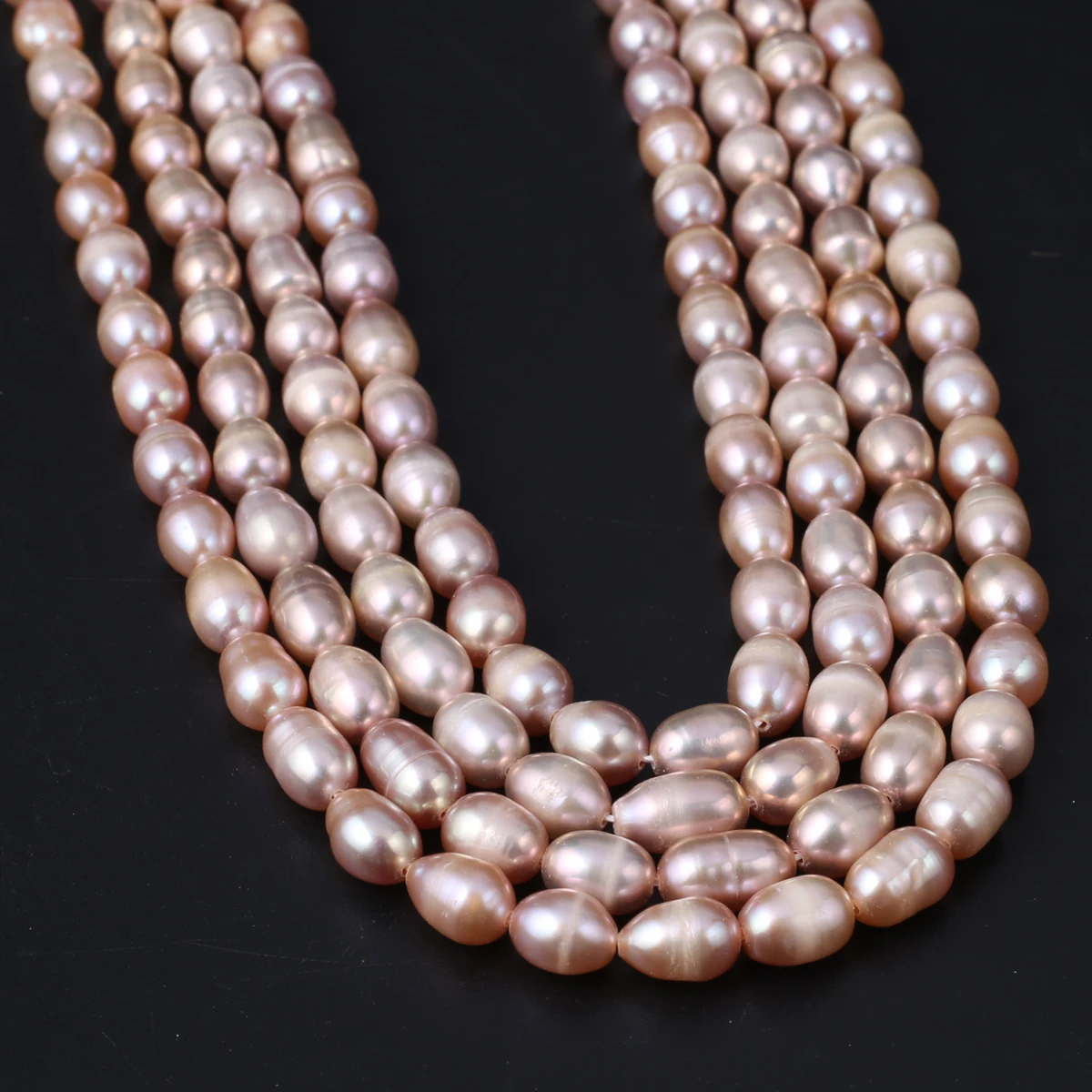 

36cm Natural Pearl Rice Beads High Quality Natural Freshwater Pearl Loose Beaded for Making DIY Jewerly Necklace Bracelet 5-6mm