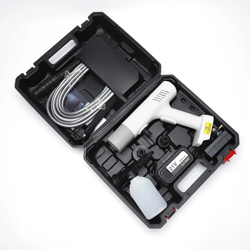 Nexest Lithium Battery 21V 24V 48V Wireless Portable High Pressure Handheld Car Care Cleaning Washer Cordless Water Car Wash Gun