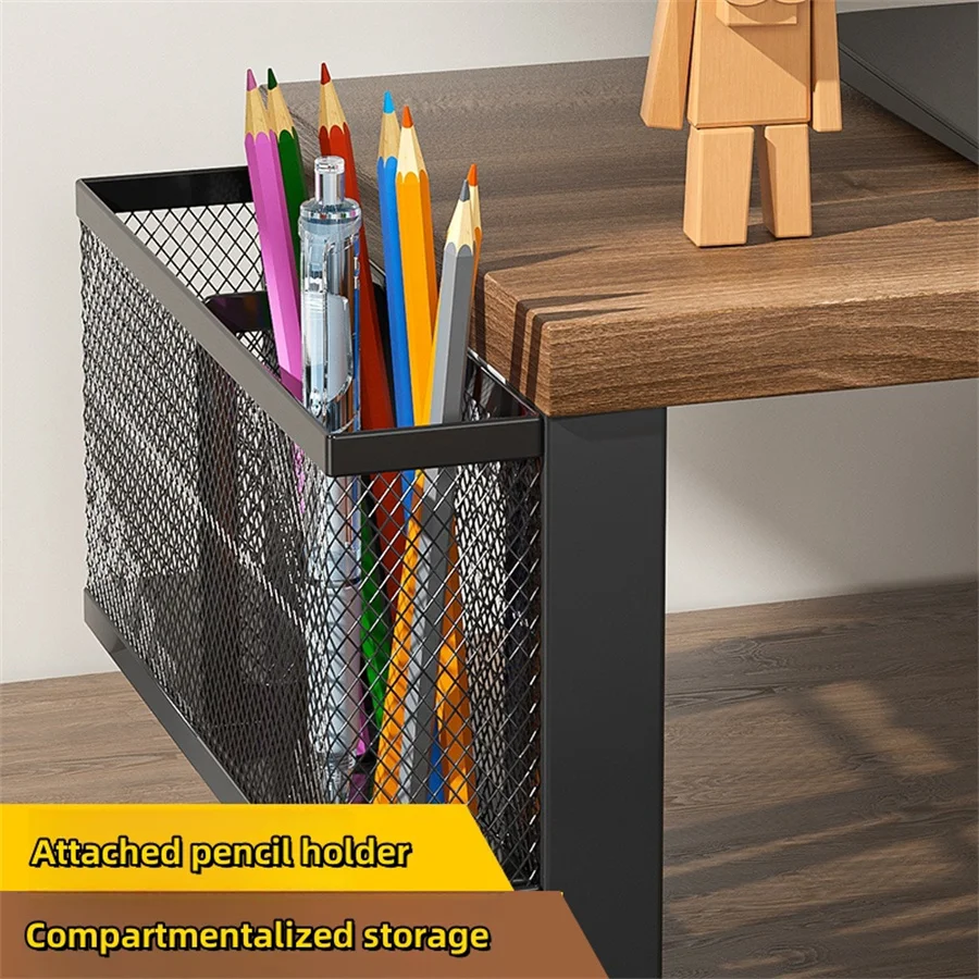 Monitor stand riser 16 inch large monitor stand for 1 monitor computer onitor stano woocen desktop storage for computer
