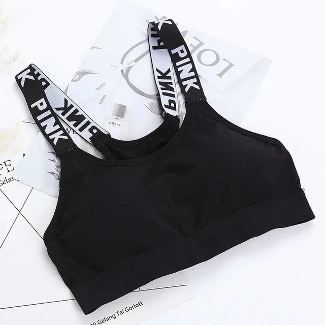 1 PC Women's Sports Bra Push Up Fitness Bra Running Yoga Gym Fitness Top  Black White Letters Seamless Underwear Bras Sport - AliExpress