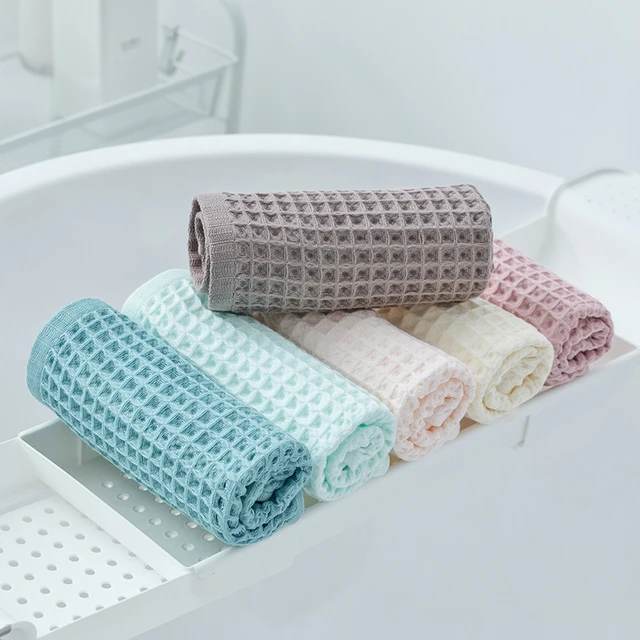 2 Pcs Pack Towel Set 35*75cm Thickened Pure Cotton Household Bath Hand Hair  Towels Absorb Water Plain Color Face Washing Towels - AliExpress