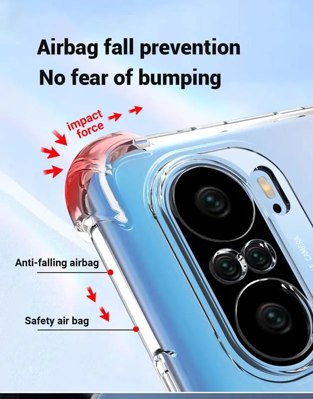 Airbag Transparent Soft TPU Phone Case