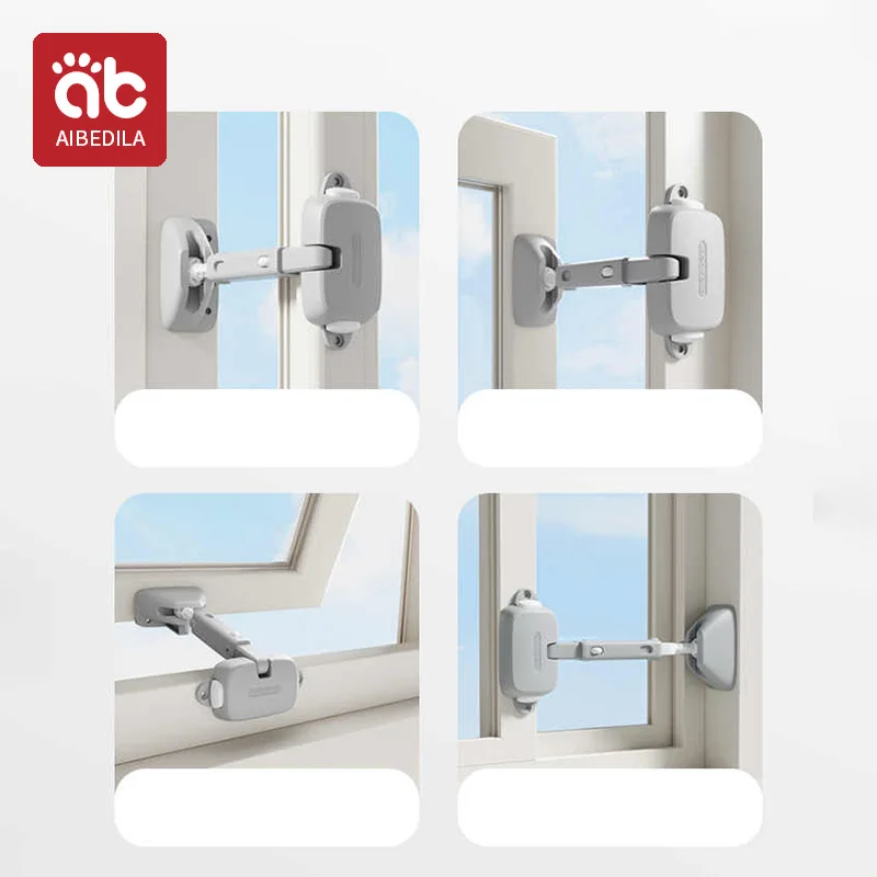 Child Lock Safety Lock Door Window Lock Window safety door lock buckle childen protection high-rise anti fall windproof fixed limiter for window opening