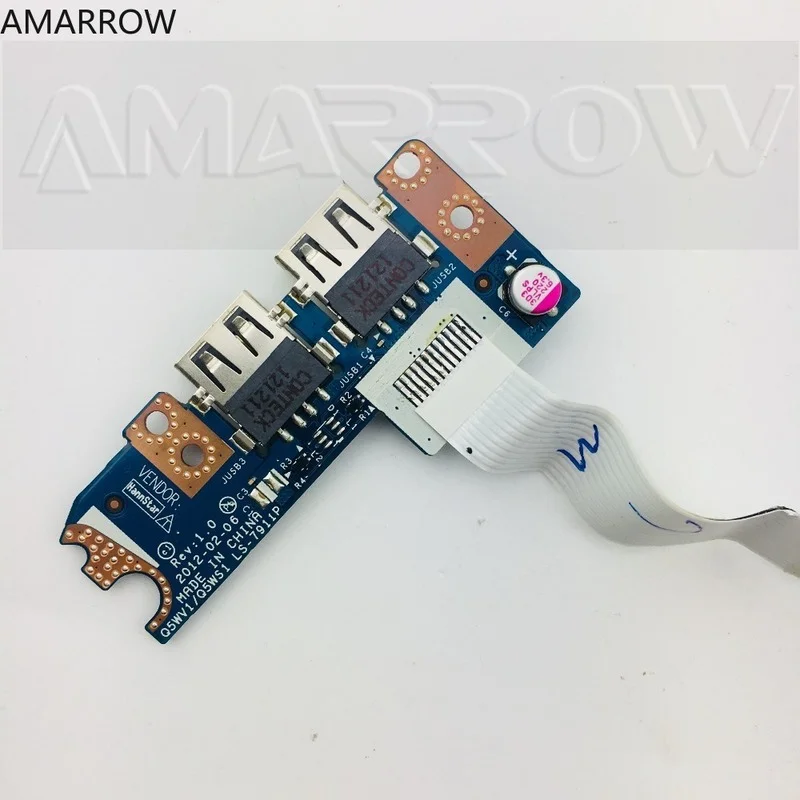 Placa Usb Original para Acer V3571g V3-571 V3-551g V3-551 E1-531 Q5wv1 Q5wv8 E1-531 E1-571g Ls7911p Ls8331p - Imagem 3