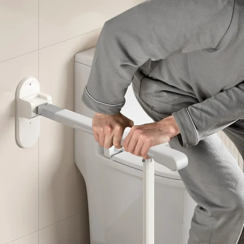 Old Man Toilet Safety Rails Home Toilet Support Bar Pregnant Woman Fold Up Device Bathroom Safety Accessories