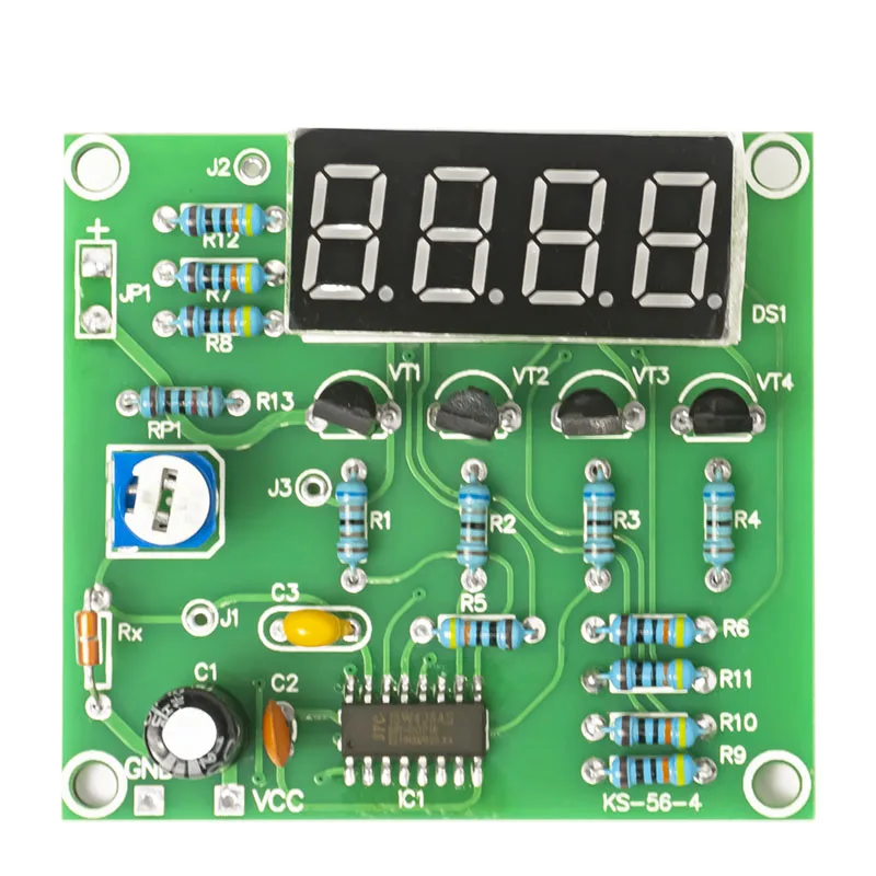 4-bit Digital Thermometer Electronic DIY Kit Welding Assembly Spare Parts for Teaching or Traning electronic kit