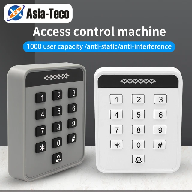 1000 benutzer Einfache Access Control Keypad Stand-alone RFID Maschine  Passwort 125KHz 13,56 MHz Karte