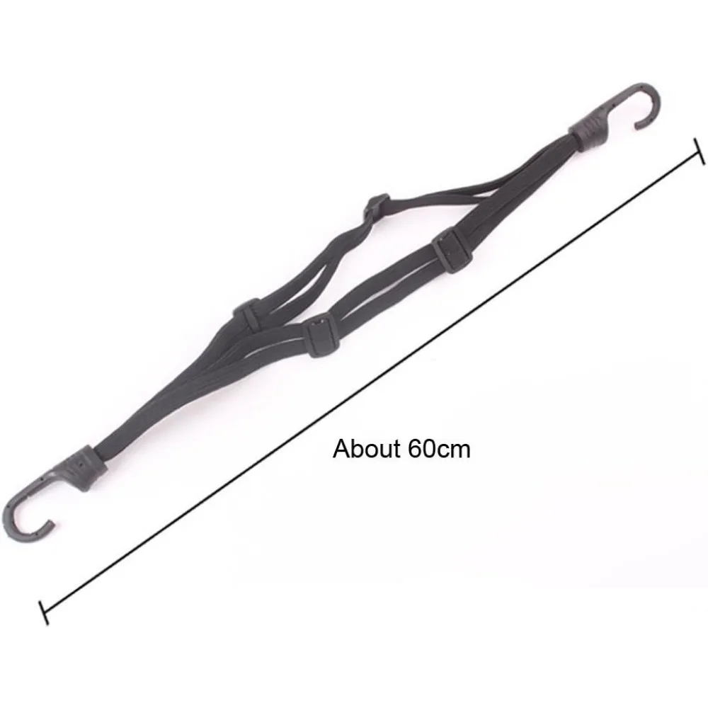 Universal Motorcycle Helmet Luggage Rope Motorcycle Bungee Cord Bandage Retractable Elastic Strap 60cm/90cm
