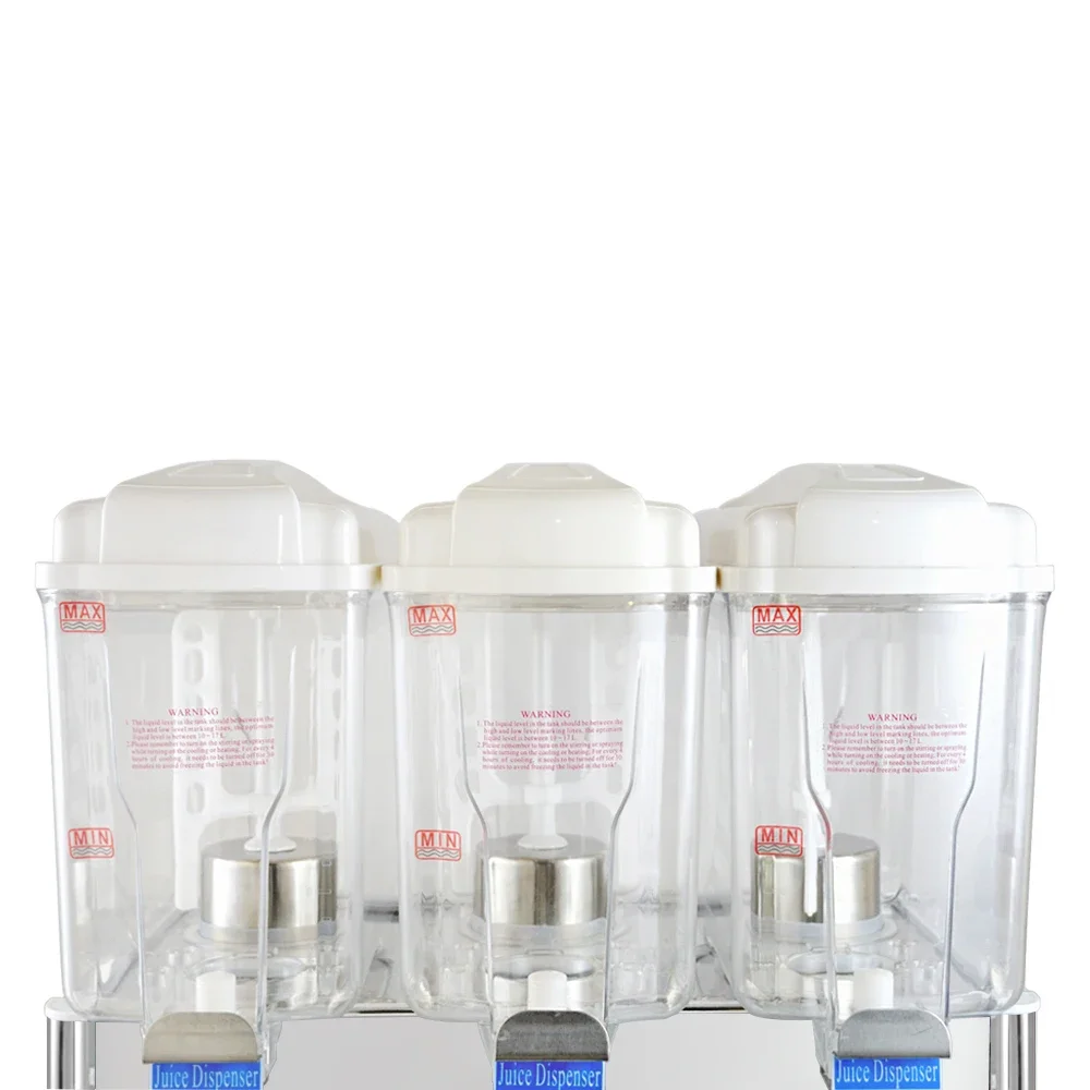 Automatic 3 Tanks Slush Machine Food Grade Cold Drink Fruit Vegetable Juicer Dispenser Beverage For Sale