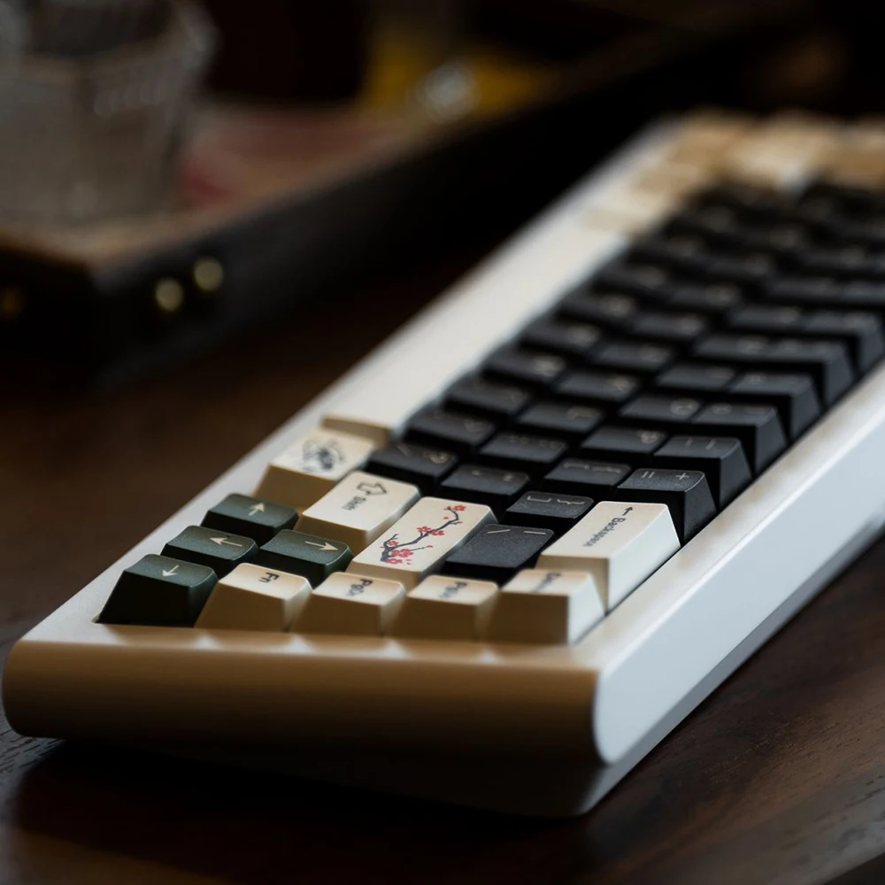 TUT 용수철 잉크 염료 서브 키캡 세트, 두꺼운 PBT 체리 프로파일, 키보드 87 tkl 104 ansi xd64 bm60 xd68 xd84 BM87 BM65