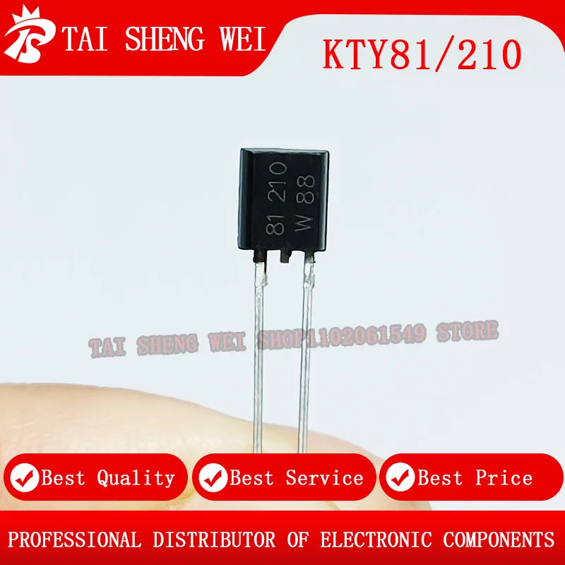 2pcs Kty81/210 Temperature Sensor Kty81-210 81 210 Kty81 To-92 New ...