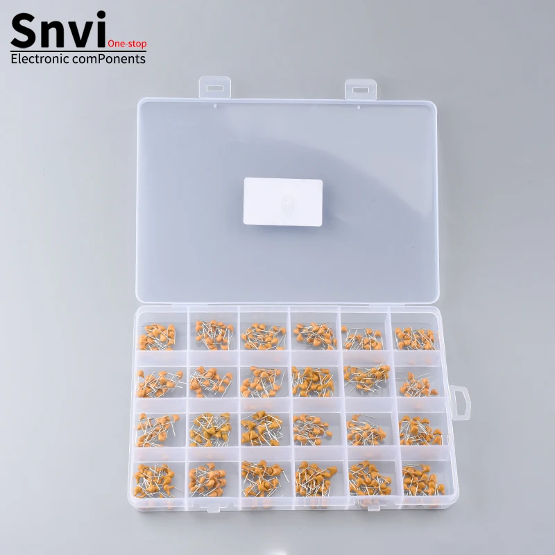 180/300/480/500PCS Monolithic Ceramic Capacitor Kits 10pF-10uF 50V 106 105 474 104 103 102 101 33 47 56 68 PF 10NF 100NF MLCC