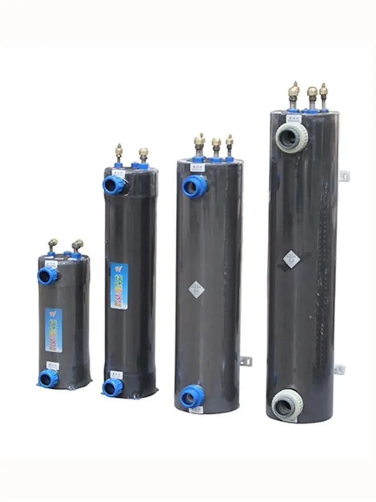Swimming Pool Freon Cooling Pure Titanium Heat Exchanger Pump Solar PP Shell WHC-1.5DRL